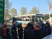 İnfaz koruma memurlarını taşıyan otobüse bombalı saldırı