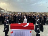 Bursa'daki saldırıda vefat eden infaz koruma memuru Ağrı'da son yolculuğuna uğurlandı