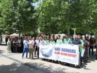 Mavi Marmara'nın 12'nci yıl dönümünde Ankara’daki STK’lar tarafından basın açıklaması düzenlendi