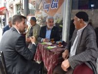 HÜDA PAR Genel Başkanı Yapıcıoğlu Erzurum’da esnafın sorunlarını dinledi