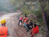 Marmaris’te orman yangını ekiplerine Kızılay'dan destek