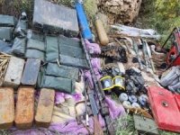 Irak'ın kuzeyinde PKK'ya ait çok sayıda silah ve mühimmat ele geçirildi
