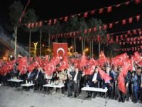 Bitlis'te 15 Temmuz etkinliği yoğun bir katılımla gerçekleştirildi
