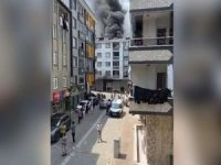 İstanbul'da 4 katlı binada yangın