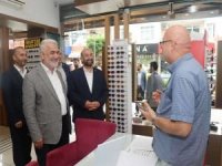 Yapıcıoğlu, Çanakkale'de esnaf ziyaretinde bulundu