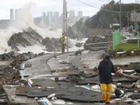 Japonya'da etkili olan Hinnamnor Tayfunu nedeniyle 38 bin ev elektriksiz kaldı