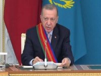 Cumhurbaşkanı Erdoğan: Kazakistan'la 10 milyar dolarlık ticaret hacmi hedefliyoruz