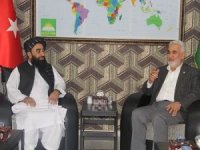 Afganistan İslam Emirliği Sözcüsü Mücahid, Yapıcıoğlu'nu ziyaret etti