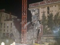 İstanbul'da üniversite binası çöktü: Yurt ve 6 bina tahliye edildi