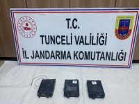 Tunceli'de 2 sığınak bulundu