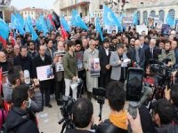 Doğu Türkistan'da devam eden zulüm İstanbul'da protesto edildi