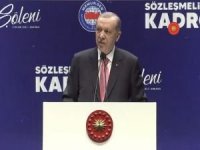 Cumhurbaşkanı Erdoğan, "Sözleşmeliye Kadro Şöleni" programında konuştu