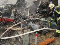 Kiev'de helikopter düştü: İçişleri Bakanı dahil 18 kişi öldü