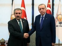 Cumhurbaşkanı Erdoğan, BBP Genel Başkanı  Destici'yi kabul etti