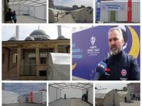 Malatya'da depremzedeler teravih namazını çadır mescitlerde idrak edecek