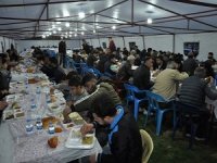 Batman'da kurulan iftar çadırında günde 750 kişiye iftar verilecek