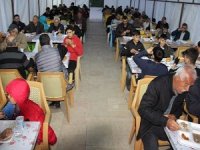 Diyarbakır'da 4 kardeş yardım kuruluşu tarafından iftar çadırı kuruldu