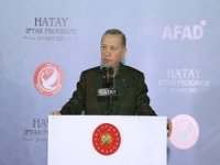 Erdoğan, depremzede ailelerle iftarda bir araya geldi