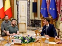 Ukrayna Devlet Başkanı Zelenski ve Fransa Cumhurbaşkanı Macron görüştü