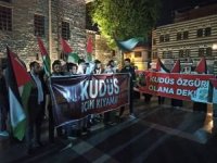 Diyarbakır'da siyonist işgal yönetiminin Gazze saldırısına tepki