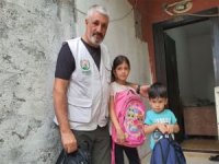 Avrupa Yetim Eli deprem bölgesi Hatay'da kırtasiye yardımında bulundu
