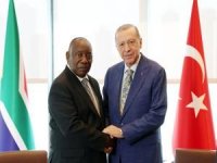 Cumhurbaşkanı Erdoğan Güney Afrika Cumhurbaşkanı Ramaphosa'yla görüştü