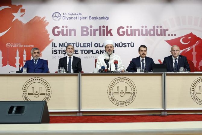 İl Müftüleri Olağanüstü İstişare Toplantısı Sonuç Bildirgesi 8