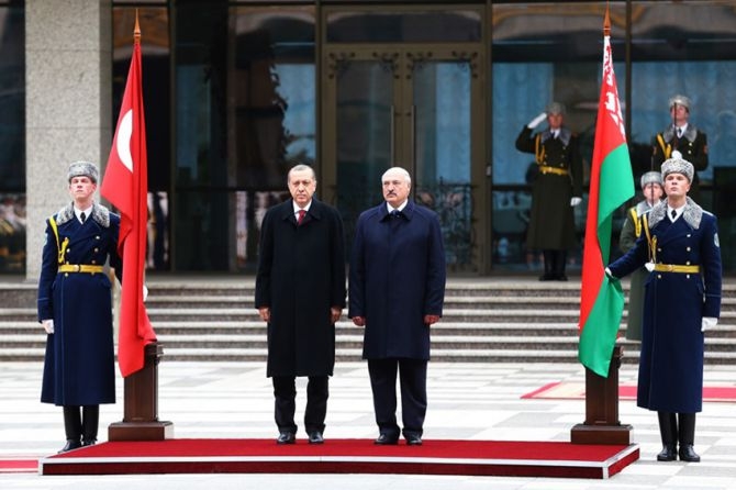 Cumhurbaşkanı Erdoğan Belarus’ta 3