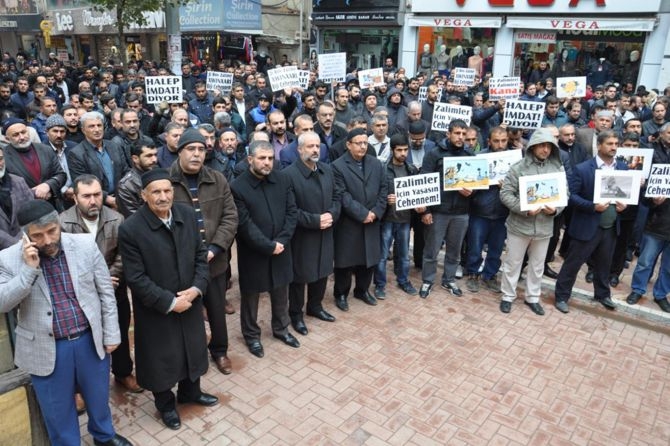 Batman'da İslami STK'lar Halep katliamı için ayakta! 12