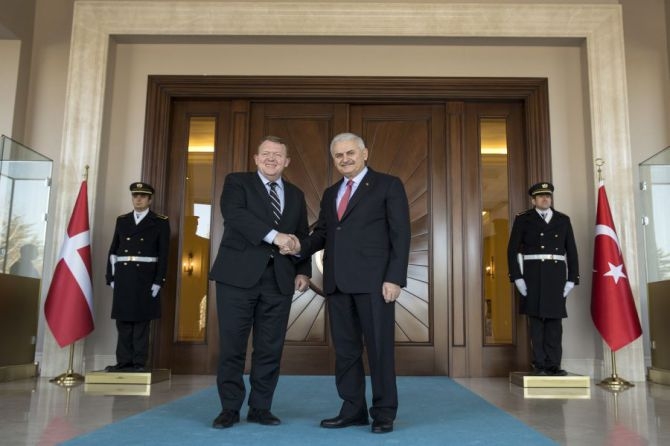 Başbakan Yıldırım, Rasmussen ile ortak basın toplantısı düzenledi 1