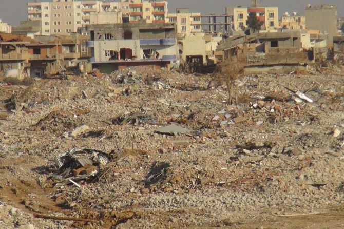 İşte Nusaybin'de yıkım manzaraları! 1