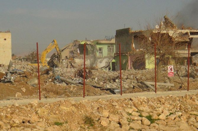 İşte Nusaybin'de yıkım manzaraları! 3