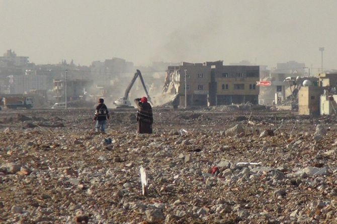 İşte Nusaybin'de yıkım manzaraları! 4