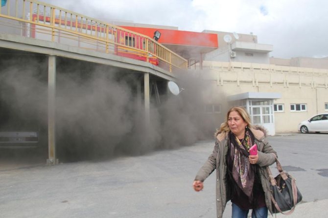 Dicle Üniversitesi Hastanesi yangını kontrol altına alındı 9