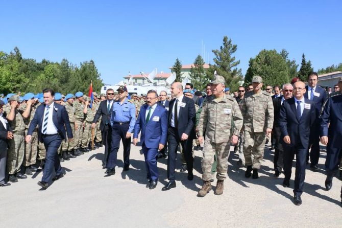 Akar ve Bakanlar cenaze töreni ve olay yerinde! 1