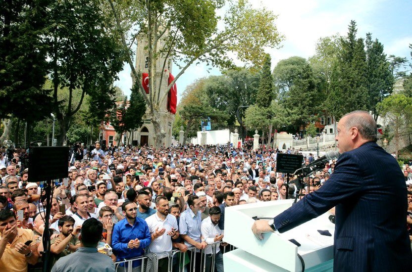 Erdoğan: Bu ülkede ezanları susturmaya kimsenin gücü yetmeyecek! 12