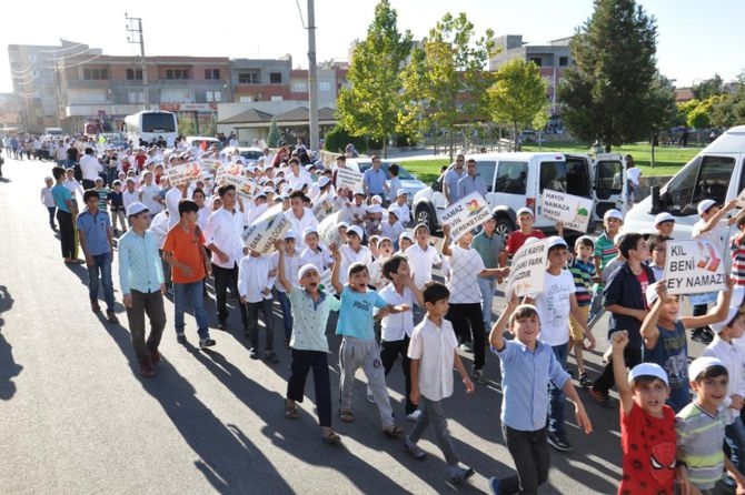 Batman’da çocuklardan muhteşem namaz yürüyüşü! 19