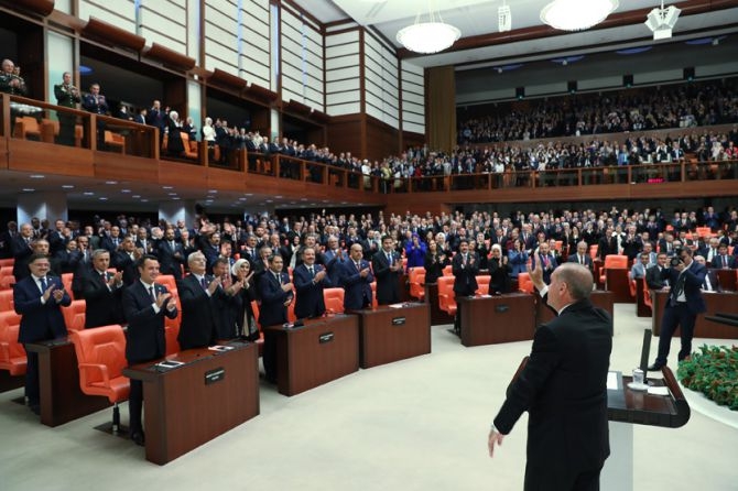 Cumhurbaşkanı Erdoğan, TBMM Genel Kurulu’nda yemin ederek göreve başladı 18