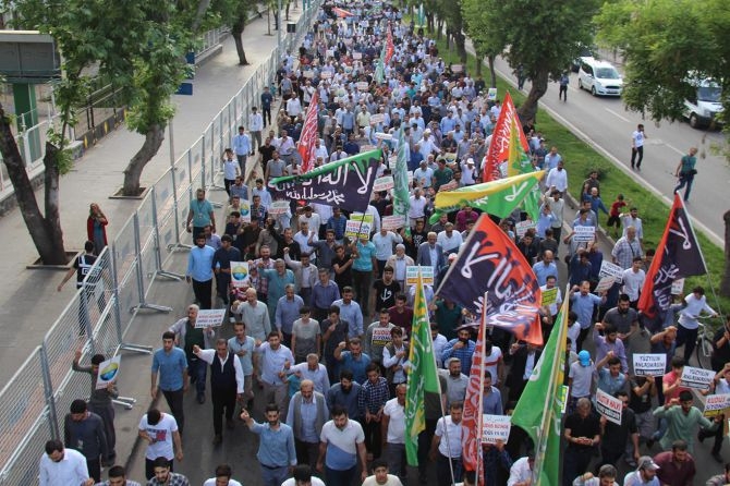 Diyarbakır "Özgür Kudüs" için yürüdü 8