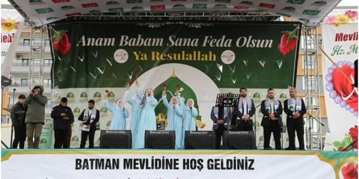 Fotoğraf kareleriyle Batman Mevlid-i Nebi etkinliği