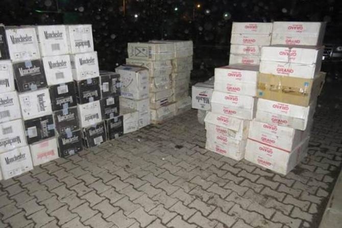 Polis 280 bin paket kaçak sigara ele geçirdi 2