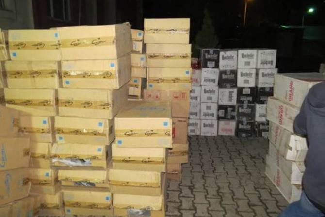 Polis 280 bin paket kaçak sigara ele geçirdi 3