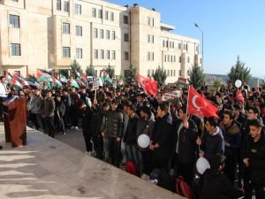 İmam Hatip öğrencileri Gazze'de katledilen akranları için 4 dilde basın açıklaması düzenledi