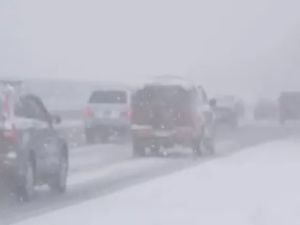 Bolu Dağı'nda kar yağışı tipiye dönüştü