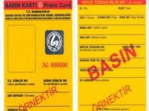 'Basın Kartı Komisyonu' Ankara'da toplanacak