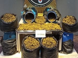 Malatya'da 54 kilo skunk ele geçirildi: 4 gözaltı