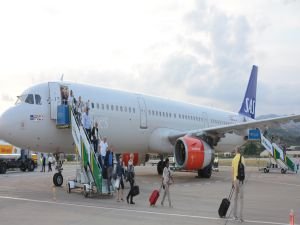 Gazipaşa-Alanya'da ilk Airbus A321 heyecanı