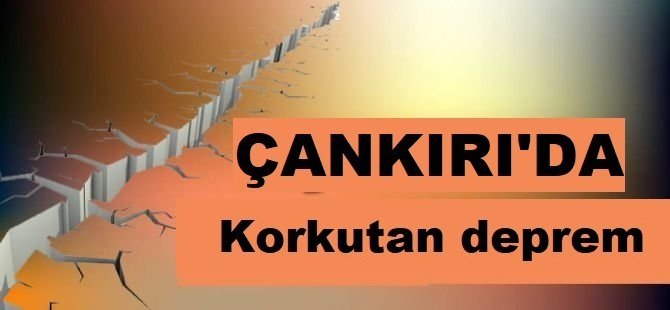 Çankırı'nın Ilgaz ilçesinde 4,2 büyüklüğünde deprem