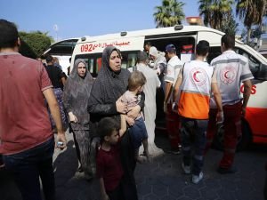 Filistin Kızılayı, Refah'taki sahra hastanesinin tahliye edildiğini duyurdu