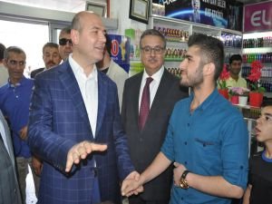 Bakan Soylu Silopi'de incelemelerde bulundu
